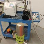 Helium leak testing with portable adixen leak detector
